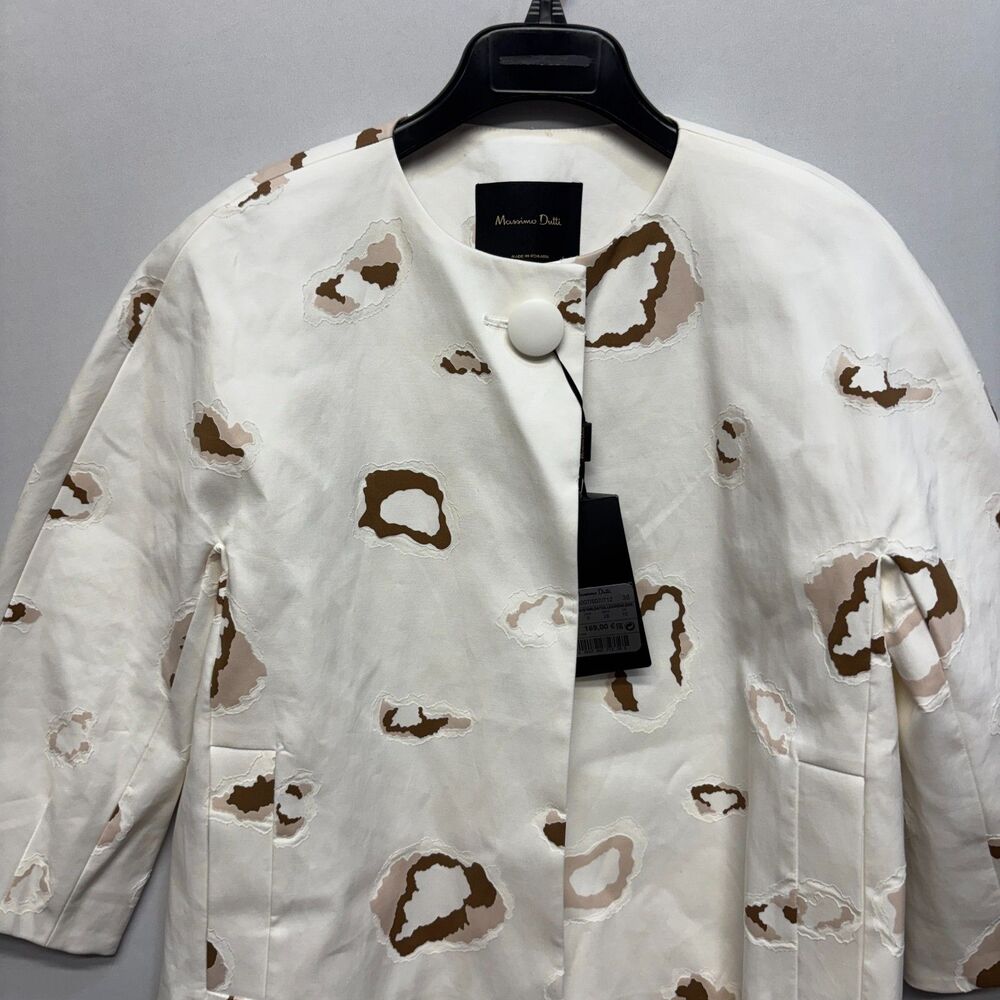 NWT Massimo Dutti Women Blazer Jacket Size US 6 UK 10 Cotton C073 -2 - Picture 13 of 16